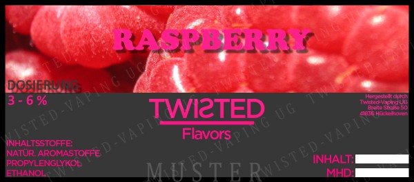 Twisted - Raspberry Aroma 10ml