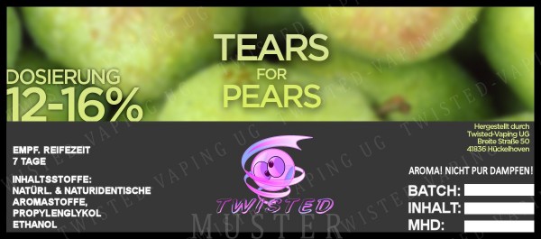 Twisted - Tears for Pears Aroma 10ml