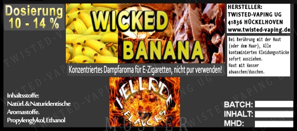 Twisted Hellride - Wicked Banana 10ml