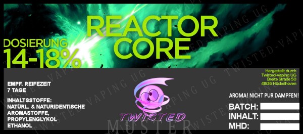 Twisted - Reactor Core Aroma 10ml