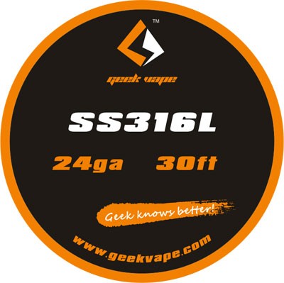 GeekVape - SS316L Tape Wire (24GA) 10 Meter (30ft)