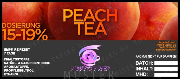 Twisted - Peach Tea Aroma 10ml