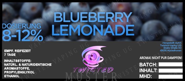 Twisted - Blueberry Lemonade Aroma 10ml