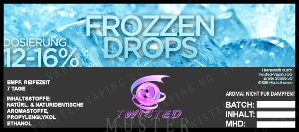 Twisted - Frozzen Drops Aroma 10ml